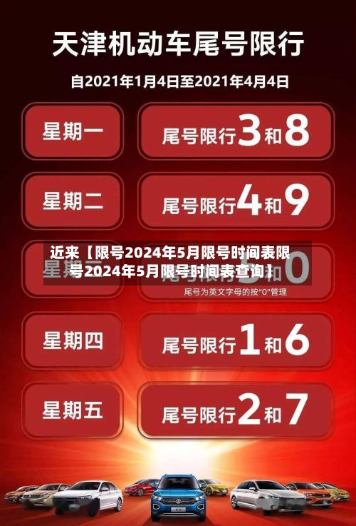 近来【限号2024年5月限号时间表限号2024年5月限号时间表查询】-第2张图片