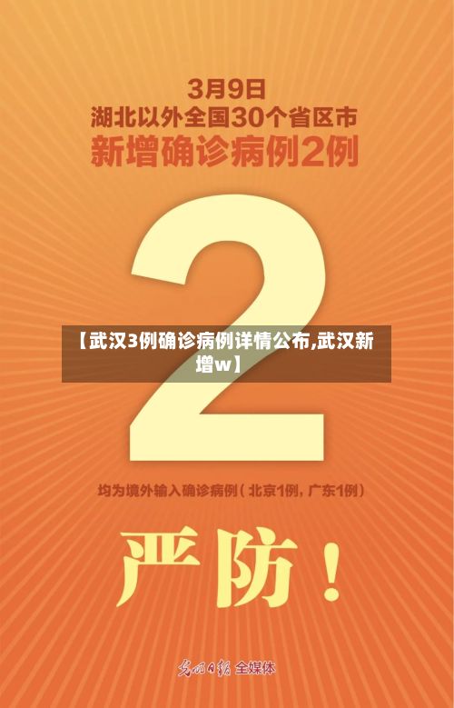 【武汉3例确诊病例详情公布,武汉新增w】