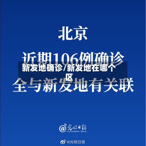 新发地确诊/新发地在哪个区-第2张图片