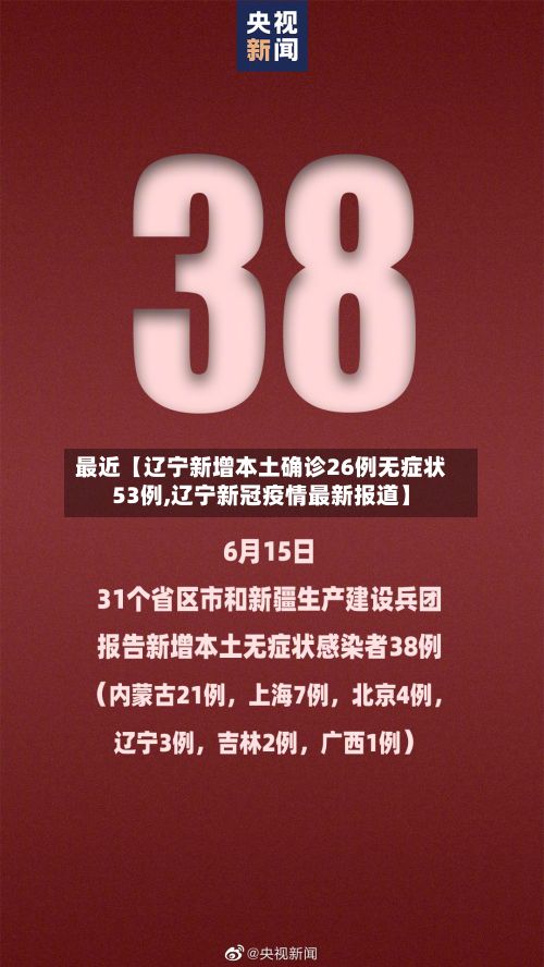 最近【辽宁新增本土确诊26例无症状53例,辽宁新冠疫情最新报道】