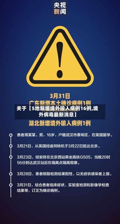 关于【5地新增境外输入病例16例,境外病毒最新消息】-第3张图片