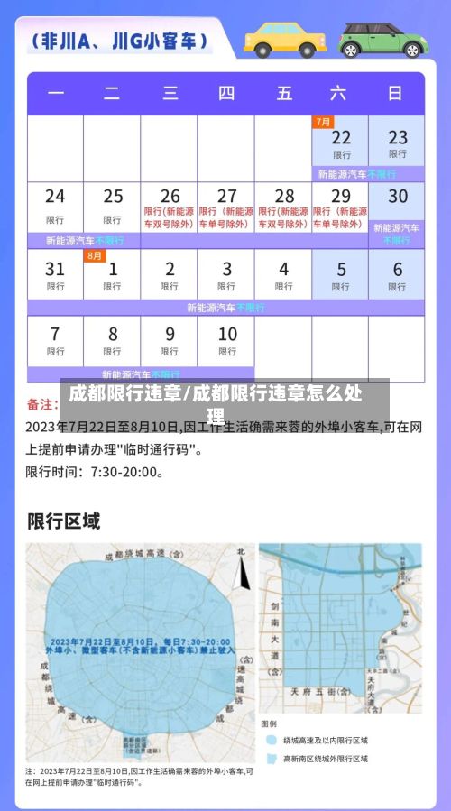成都限行违章/成都限行违章怎么处理-第2张图片