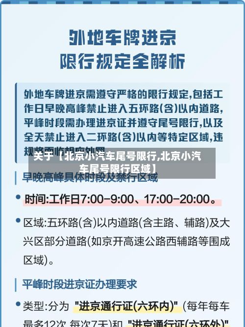 关于【北京小汽车尾号限行,北京小汽车尾号限行区域】-第3张图片