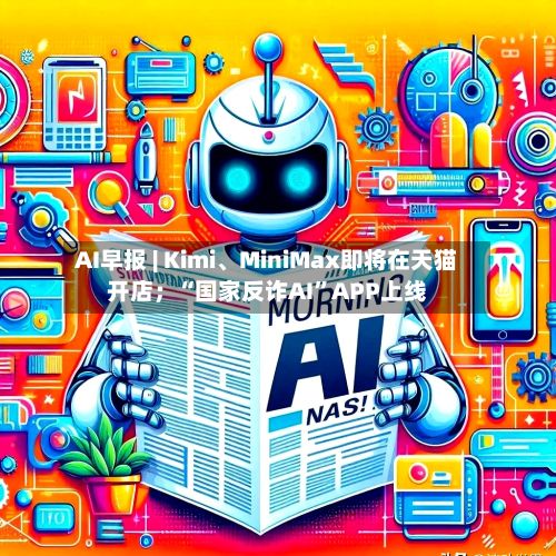 AI早报 | Kimi、MiniMax即将在天猫开店;“国家反诈AI”APP上线
