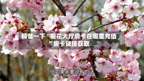 科普一下“樱花大厅房卡在哪里充值	”房卡链接获取-第2张图片