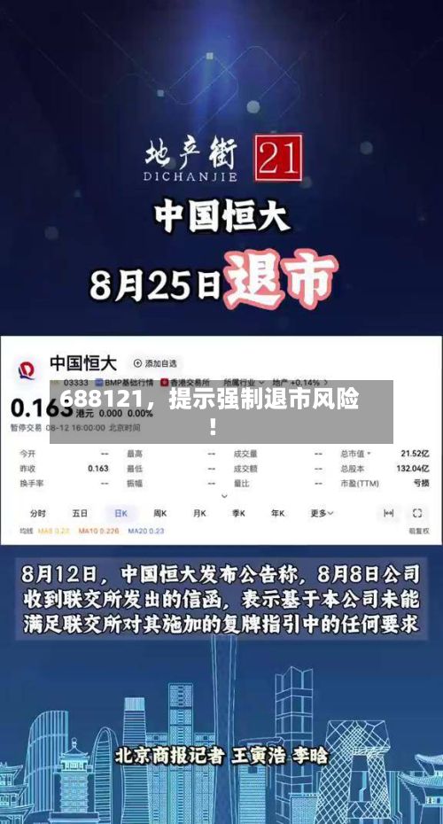 688121,提示强制退市风险!