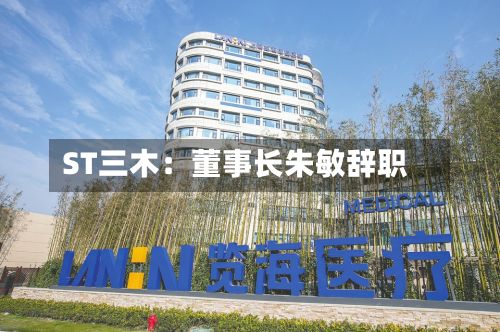 ST三木:董事长朱敏辞职