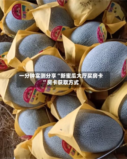 一分钟实测分享“新蜜瓜大厅买房卡”房卡获取方式-第3张图片