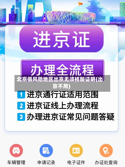 北京低风险地区出京无须核酸证明(出京不用)-第2张图片
