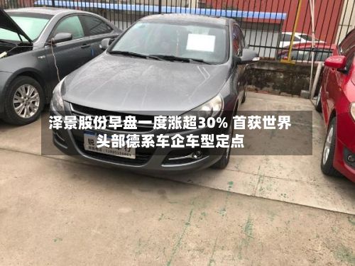 泽景股份早盘一度涨超30% 首获世界
头部德系车企车型定点-第1张图片