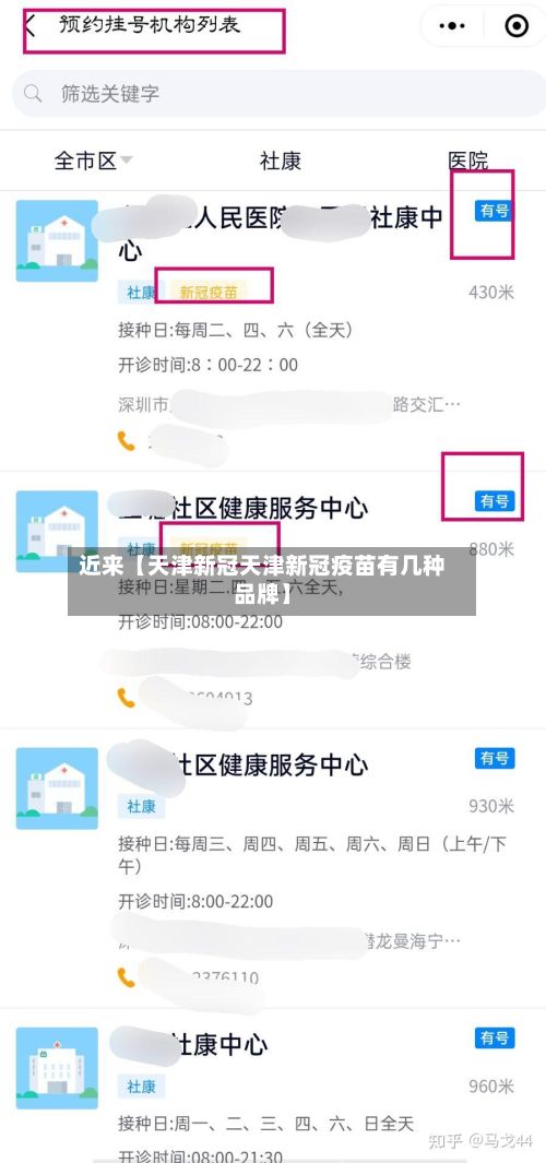 近来【天津新冠天津新冠疫苗有几种品牌】