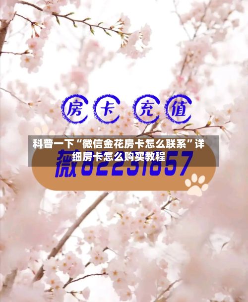 科普一下“微信金花房卡怎么联系”详细房卡怎么购买教程