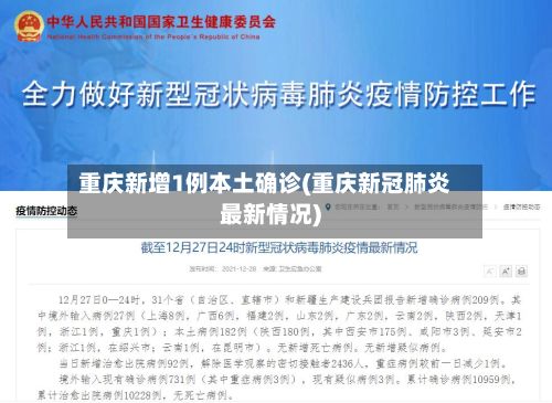 重庆新增1例本土确诊(重庆新冠肺炎最新情况)-第3张图片