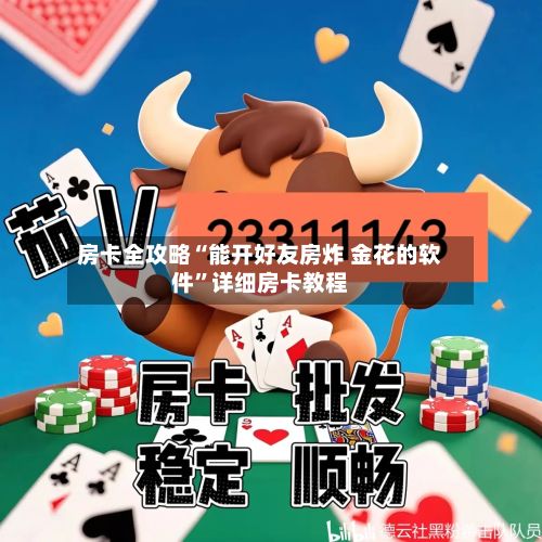 房卡全攻略“能开好友房炸 金花的软件”详细房卡教程