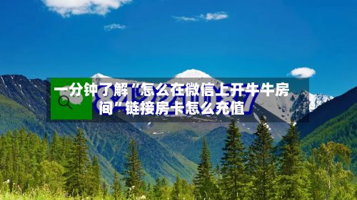 一分钟了解“怎么在微信上开牛牛房间	”链接房卡怎么充值-第2张图片