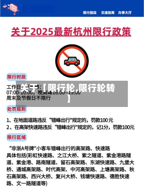 关于【限行轮,限行轮转】