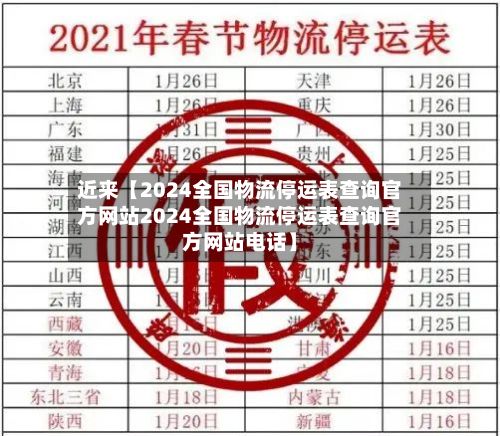 近来【2024全国物流停运表查询官方网站2024全国物流停运表查询官方网站电话】