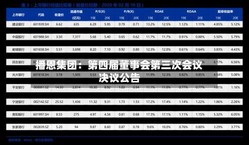播恩集团:第四届董事会第三次会议决议公告