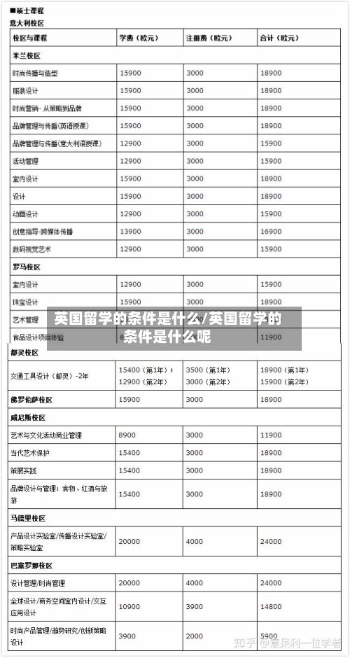 英国留学的条件是什么/英国留学的条件是什么呢-第2张图片