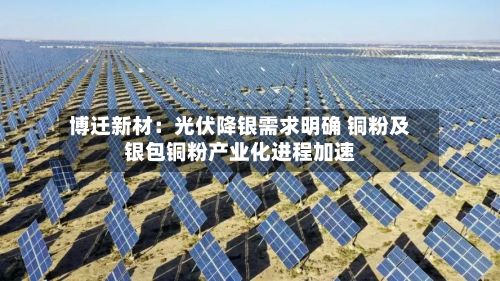 博迁新材:光伏降银需求明确 铜粉及银包铜粉产业化进程加速-第2张图片