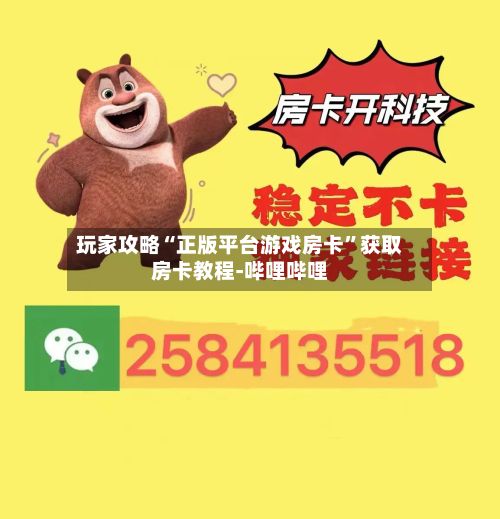 玩家攻略“正版平台游戏房卡	”获取房卡教程-哔哩哔哩-第3张图片