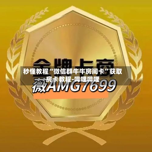 秒懂教程“微信群牛牛房间卡”获取房卡教程-哔哩哔哩