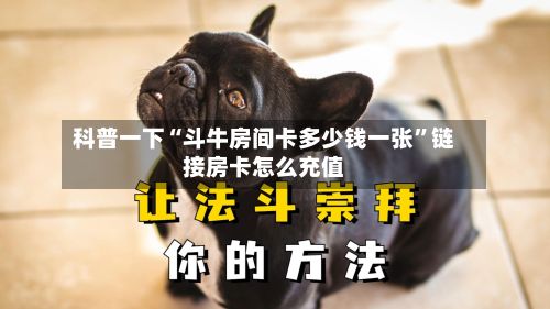 科普一下“斗牛房间卡多少钱一张”链接房卡怎么充值
