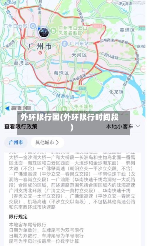 外环限行图(外环限行时间段)-第3张图片