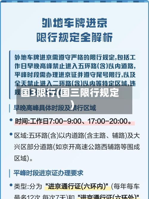国3限行(国三限行规定)