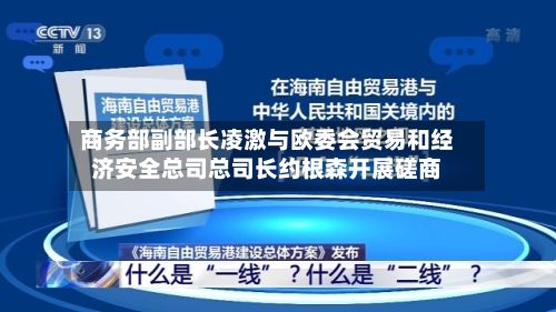 商务部副部长凌激与欧委会贸易和经济安全总司总司长约根森开展磋商-第2张图片
