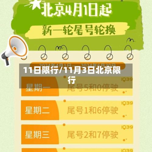11日限行/11月3日北京限行-第2张图片