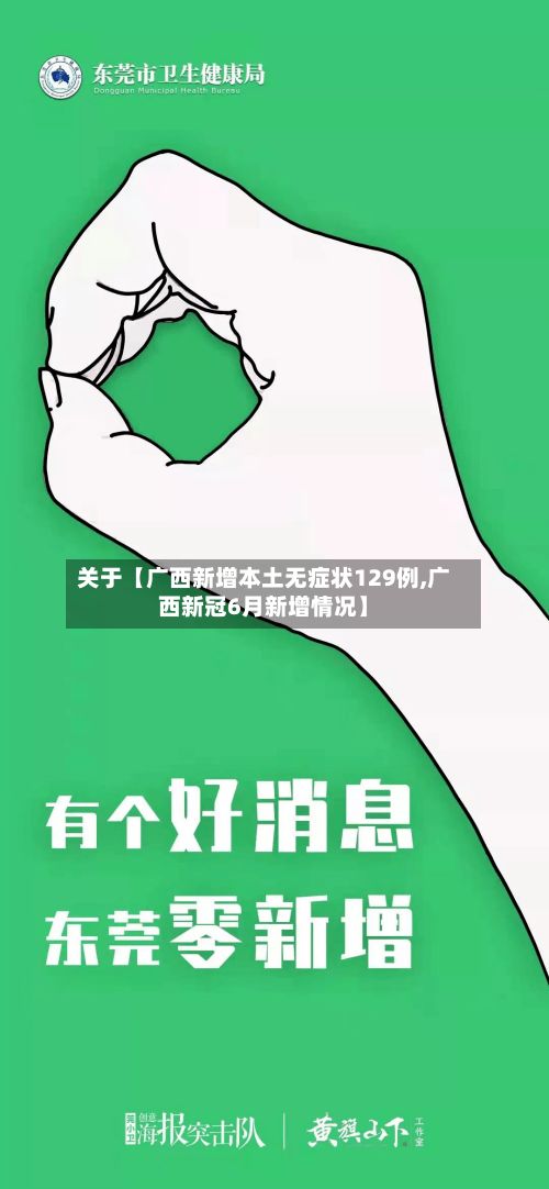 关于【广西新增本土无症状129例,广西新冠6月新增情况】