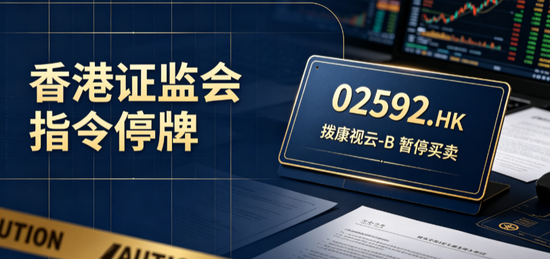 香港证监会指令停牌，拨康视云(02592)股份停止买卖
